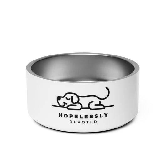 "Hopelessly Devoted" Pet Bowl